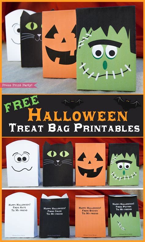 Halloween Treat Bag Printables